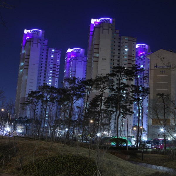 아파트및 모텔 등 건물 테두리조명용 LED BAR 씨리즈
